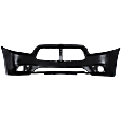2013 Dodge Charger Pursuit - Front Primed Bumper Cover, For Models With Adaptive Cruise Control, CAPA Certified