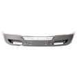 Front Textured Bumper Cover, Base Model, Without Chrome Trim