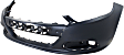 2013-2016 Dodge Dart - Front Primed Bumper Cover, With Fog Light Holes, Without Parking Aid Sensor Holes