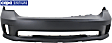 2014 Ram 1500 - Front Primed Bumper Cover, For Models With One Piece Bumper Type (Ram Logo on Grille), CAPA Certified