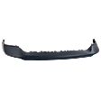 Front, Upper Bumper Cover Primed, 2-Piece Bumper Type, CAPA CERTIFIED
