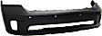 Front Bumper Cover Primed; 1-Piece Bumper Type with Ram Logo, with Fog Light and Parking Aid Sensor Holes, CAPA CERTIFIED