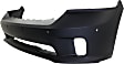 Front Bumper Cover Primed; 1-Piece Bumper Type with Ram Logo, with Fog Light and Parking Aid Sensor Holes, CAPA CERTIFIED