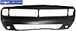 Front Primed Bumper Cover, With Fog Light Holes, CAPA CERTIFIED