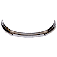 Front Bumper, Chrome, Without Mounting Brackets, Without Fog Light Holes