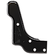 Front, Driver Side, Inner Bumper Bracket, Inner Mounting