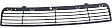 Front, Center, Lower Bumper Grille, Black