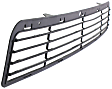 Front, Center, Lower Bumper Grille, Black