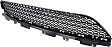 Front Bumper Grille, Textured Gray