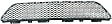 Front Bumper Grille, Textured Gray