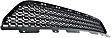 Front Bumper Grille, Textured Gray CAPA Certified