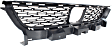 2022 Dodge Charger - Front Bumper Grille, For Models Without Hood Scoop, With Adaptive Cruise Control, Textured Black, CAPA Certified