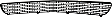 2022 Dodge Challenger - Front Bumper Grille, For Models Without Adaptive Cruise Control, Textured Black, CAPA Certified