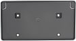 Front License Plate Bracket, 2-piece Bumper Type; For Steel Bumpers