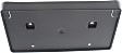Front License Plate Bracket, 2-piece Bumper Type; For Steel Bumpers