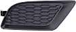 Front, Passenger Side Fog Light Cover, Black