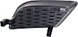 Front, Driver Side Fog Light Cover, Black