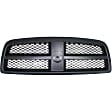 Upper Grille Assembly, Painted Black Shell and Insert