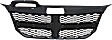 Upper Grille Assembly, Textured Black