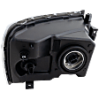 Driver Side Headlight, with Bulb, Halogen, Clear Lens, Black Interior