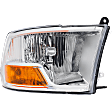 Passenger Side Headlight, with Bulb, Halogen, without Quad Lamps, (3500 To 7-23-12)