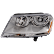 Driver Side Headlight, with Bulb, Halogen, SE/SXT Models, CAPA Certified