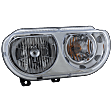 Passenger Side Headlight, with Bulb, Halogen, Clear Lens
