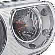Passenger Side Headlight, with Bulb, Halogen, Clear Lens
