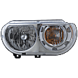 Passenger Side Headlight, with Bulb, Halogen, Clear Lens