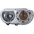 Passenger Side Headlight, with Bulb, Halogen, Clear Lens