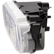 Passenger Side Headlight, with Bulb, Halogen, Clear Lens, CAPA Certified