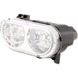 Driver Side Headlight, with Bulb, Halogen, Clear Lens