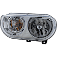 Driver Side Headlight, with Bulb, Halogen, Clear Lens, CAPA Certified