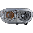 Driver Side Headlight, with Bulb, Halogen, Clear Lens, CAPA Certified