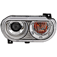 Passenger Side Headlight, without Bulb, HID/Xenon, Clear Lens