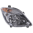 Passenger Side Headlight, with Bulb, Halogen, Clear Lens, Base Model