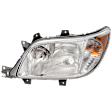 2003-2006 Dodge Sprinter 2500 - Driver Side Headlight, with Bulb, Halogen, Clear Lens, Base Model, 5 Cyl., 2.7L Engine