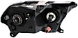 2013 Dodge Durango - Driver Side Halogen Headlight, With bulb(s), OE Replacement