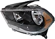 Driver Side Headlight, with Bulb, Halogen, Black Interior, CAPA Certified