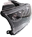 Driver Side Headlight, with Bulb, Halogen, Black Interior, CAPA Certified