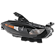 2013-2016 Dodge Dart - Passenger Side Headlight, with Bulb(s), Halogen, Black Interior, CAPA Certified