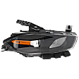 2013-2016 Dodge Dart - Passenger Side Headlight, with Bulb(s), Halogen, Black Interior, CAPA Certified