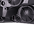 Driver Side Headlight, with Bulb, Halogen, Clear Lens, Chrome Interior, Reflector Type
