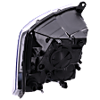 Driver Side Headlight, with Bulb, Halogen, Clear Lens, Chrome Interior, Reflector Type
