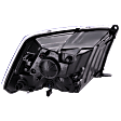 Driver Side Headlight, with Bulb, Halogen, Clear Lens, Chrome Interior, Reflector Type