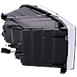 Driver Side Headlight, with Bulb, Halogen, Clear Lens, Chrome Interior, Reflector Type