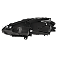 Passenger Side Headlight, without Bulb, HID/Xenon, Black Interior, without HID Bulb and Ballast
