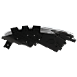 2013-2016 Dodge Dart - Driver Side Headlight, with Bulb(s), Halogen, Chrome Interior