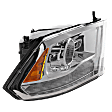 2015 Ram 3500 - Passenger Side Projector Halogen Headlight, With bulb(s), Clear Lens, Chrome Interior
