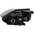 Driver Side Headlight, with Bulb, Halogen, Clear Lens, Black Interior